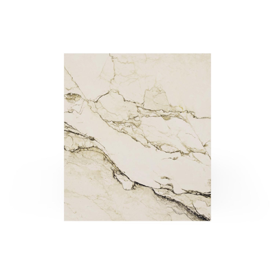 Como loungetafel in wit aluminium en colorado dunes volkeramiek - L 70 x B 80 x H 20 cm