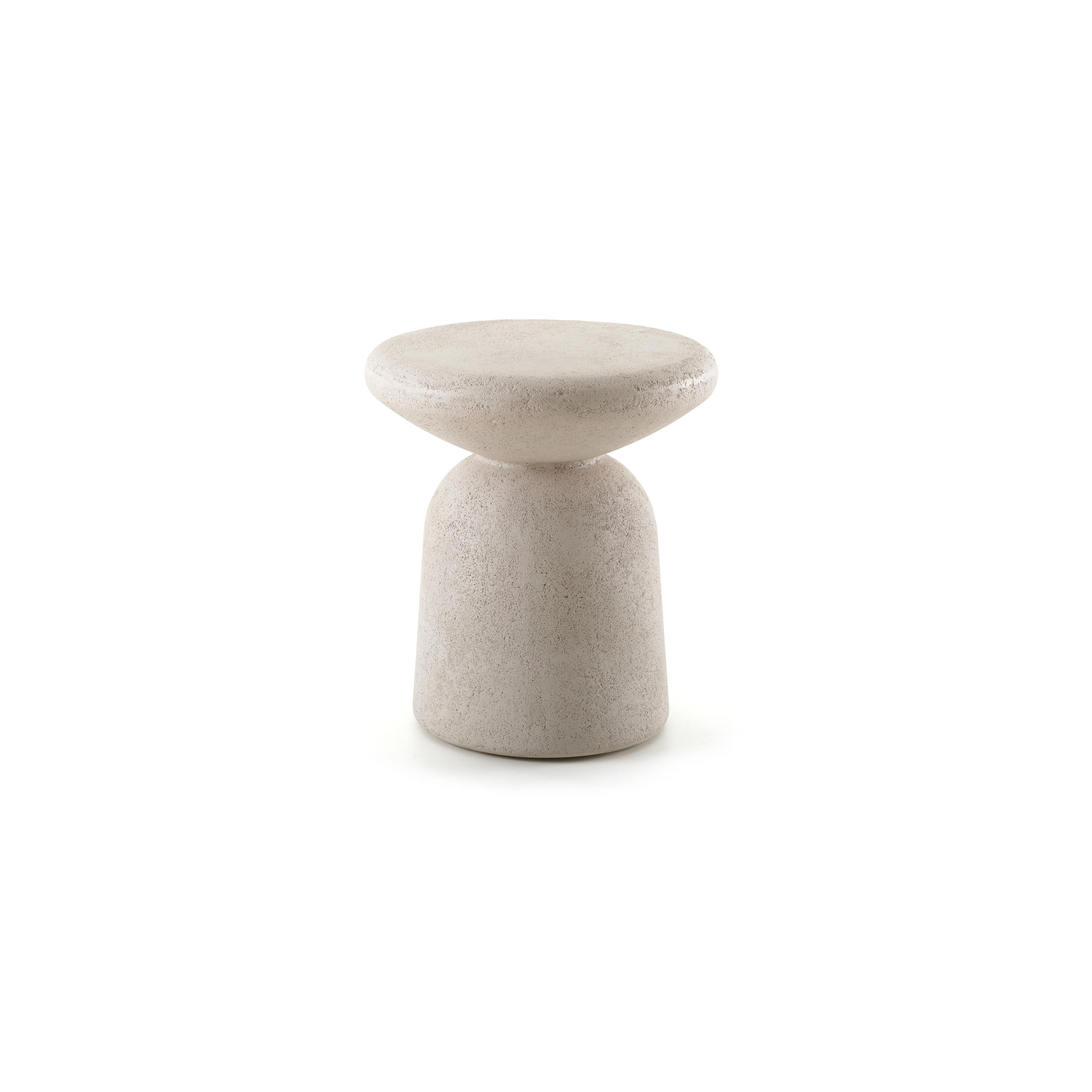 Globo bijzettafel in beige beton beige - Dia. 42 x H 47 cm