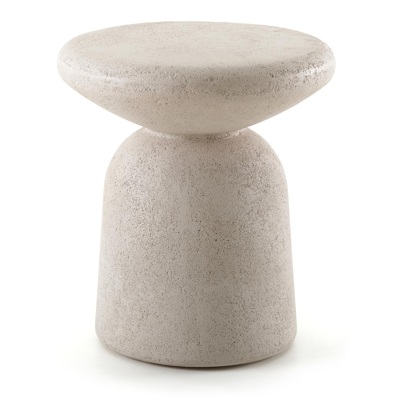 Globo bijzettafel in beige beton beige - Dia. 42 x H 47 cm