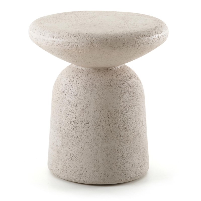 Globo bijzettafel in beige beton beige - Dia. 42 x H 47 cm
