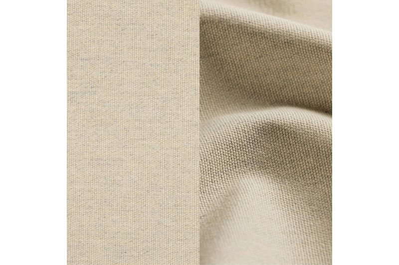 Lacrima loungebank 3-zit in teak met heritage papyrus all weather sunbrella® luxe kussen