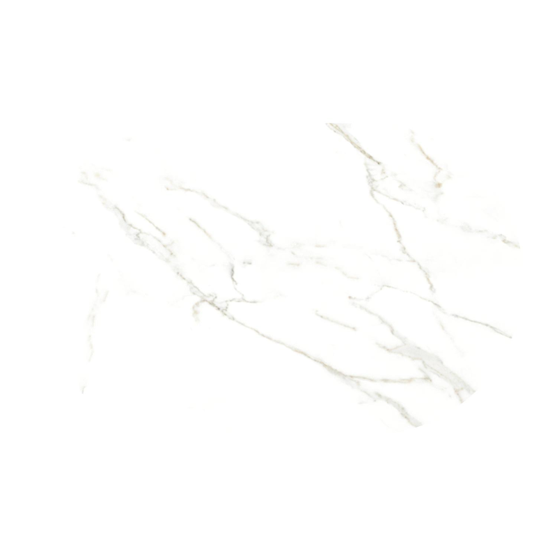 Teramo kantelbare tuintafel bombo in zwart aluminium en volkeramiek Calacatta - L 110 x B 70 x H 74 cm