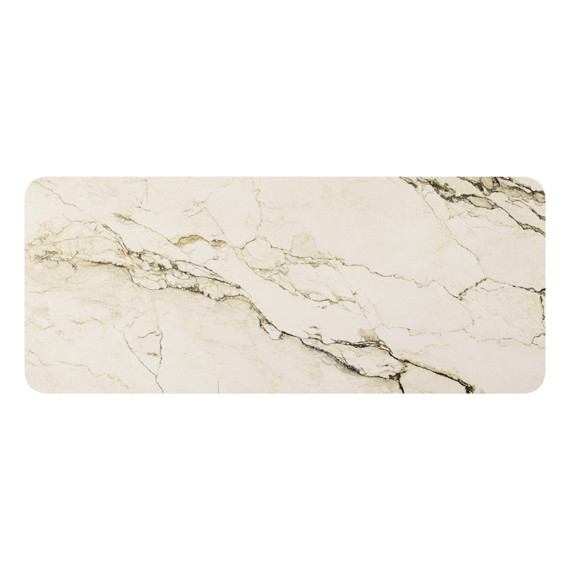 Orso tuintafel rechthoekig afgerond in zwart aluminium en volkeramiek colorado dunes - L 240 x B 100 x H 73.5 cm