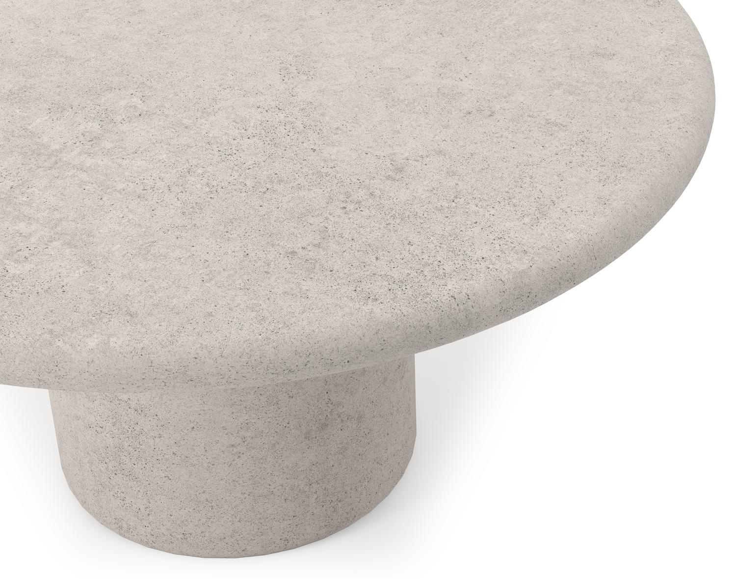 Lomo tuintafel in beton beige - Dia. 150 cm