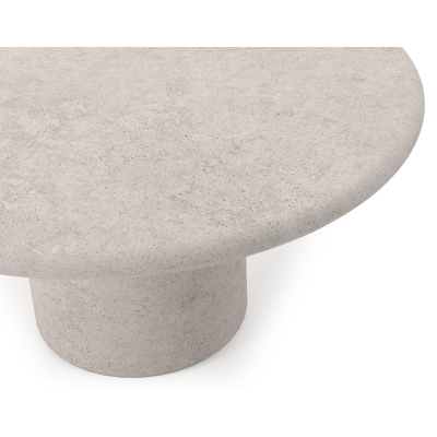 Lomo tuintafel in beton beige - Dia. 150 cm
