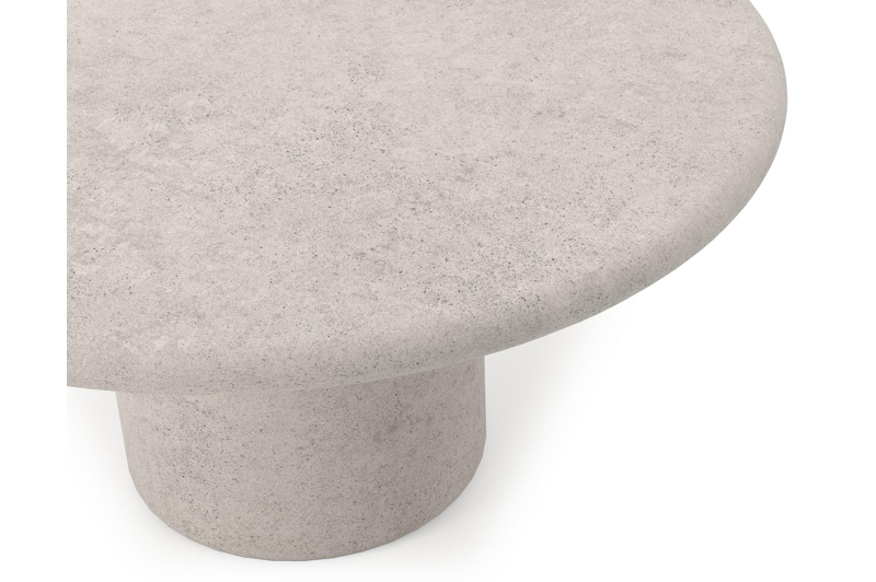 Lomo tuintafel in beton beige - Dia. 150 cm