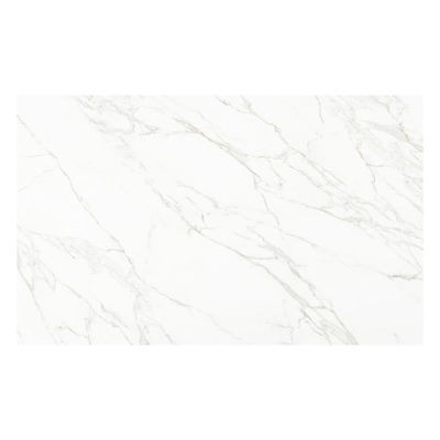 Nano tuintafel in wit aluminium en volkeramiek calacatta - L 240 x B 148 x H 75 cm