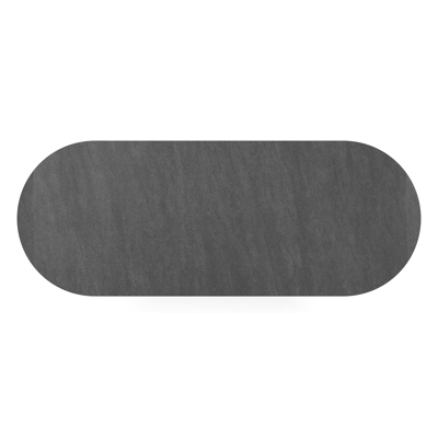 Donato tuintafel in zwart aluminium en volkeramiek basalt black - L 260 x B 100 x H 74 cm