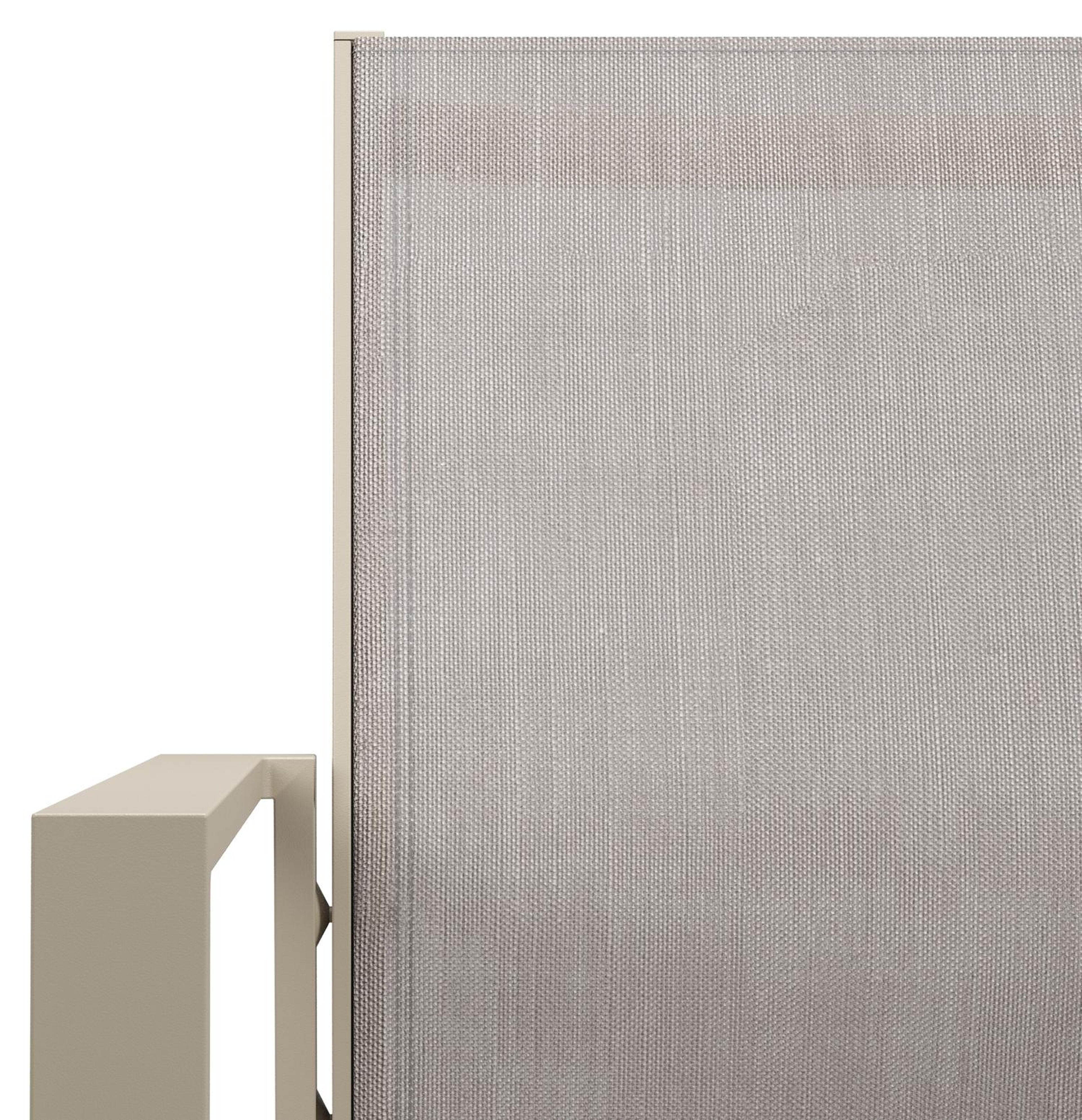 Bahia tuinstoel in beige aluminium en beige single textilene