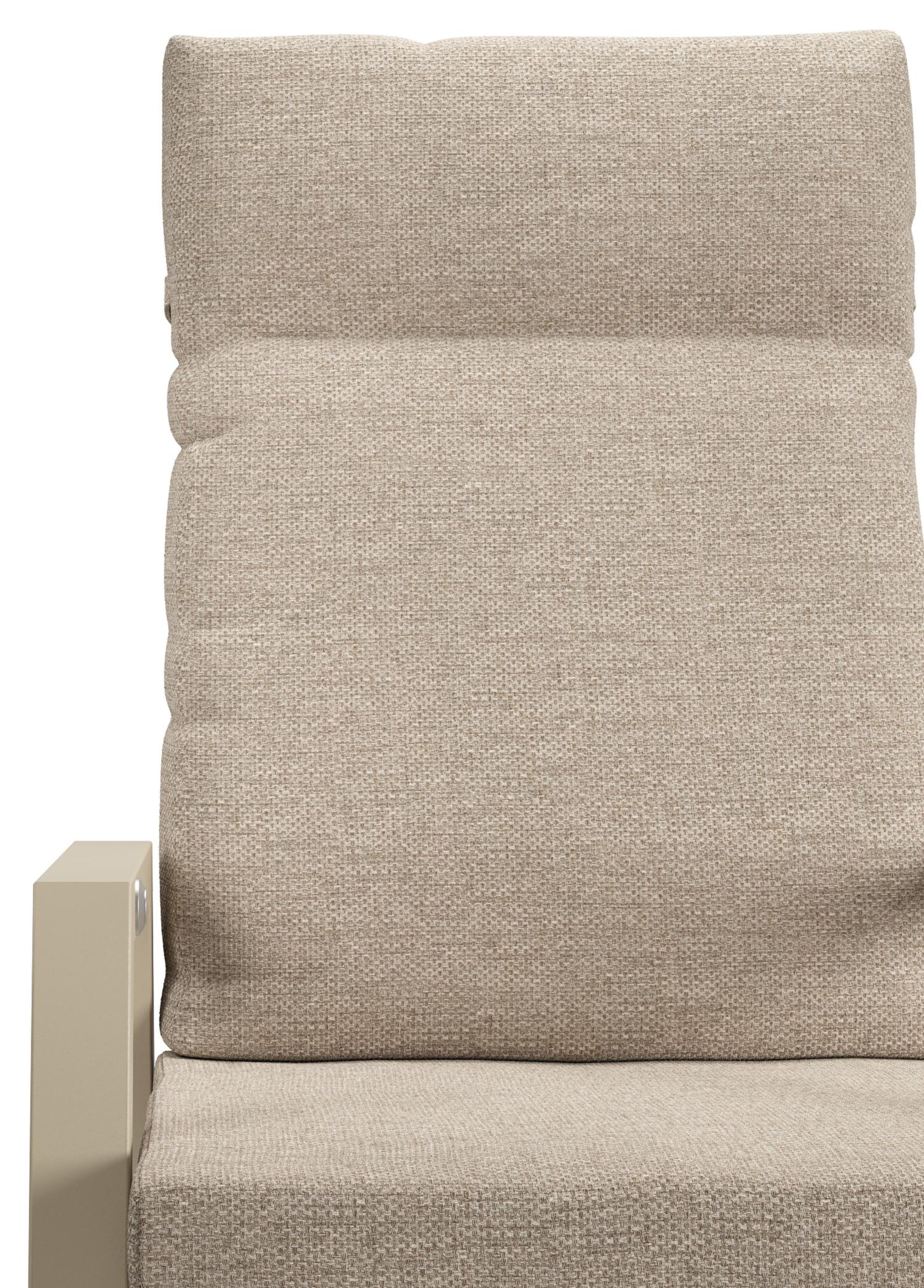 Ensemble de jardin Calobra extensible rectangulaire en aluminium beige et sintered stone Crema minerale avec 10 chaises de jardin Leon