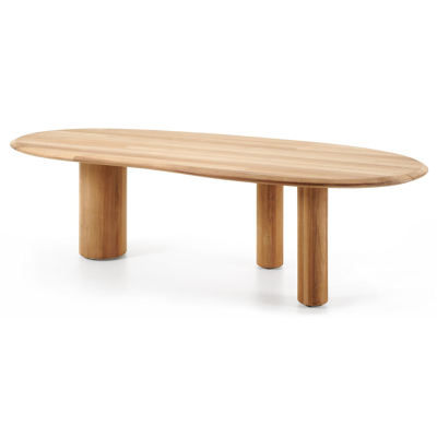 Organo tuintafel organisch in teak - L 280 x B 120 cm