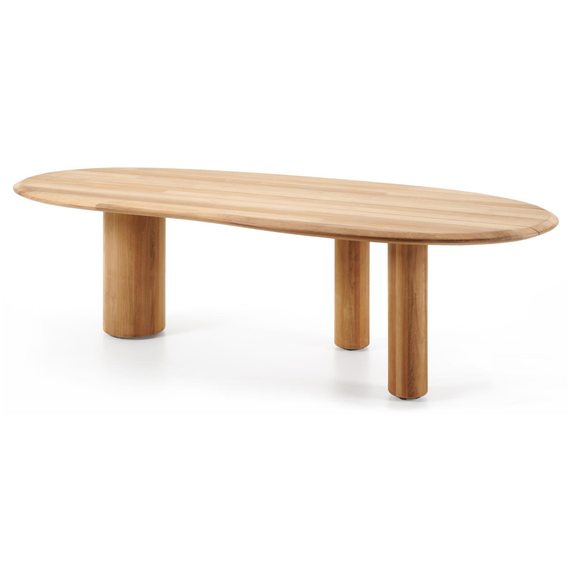 Organo tuintafel organisch in teak - L 280 x B 120 cm