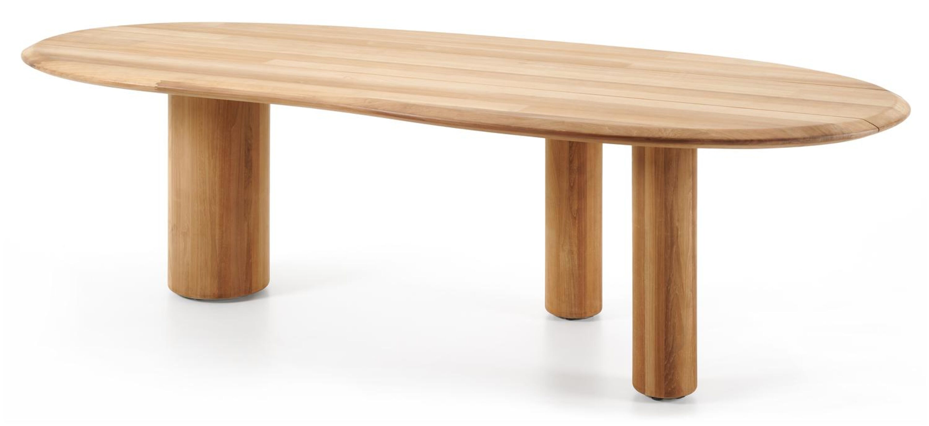 Organo tuintafel organisch in teak - L 280 x B 120 cm