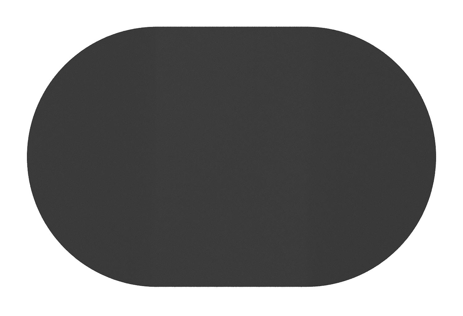 Teramo kantelbare tuintafel rechthoekig afgerond in zwart aluminium - L 110 x B 70 x H 74 cm