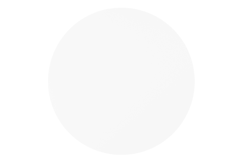 Fano tuintafel rond in wit aluminium - Dia. 110 x H 75 cm