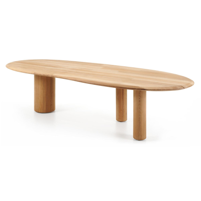 Organo tuintafel organisch in teak - L 320 x B 128 x H 74 cm
