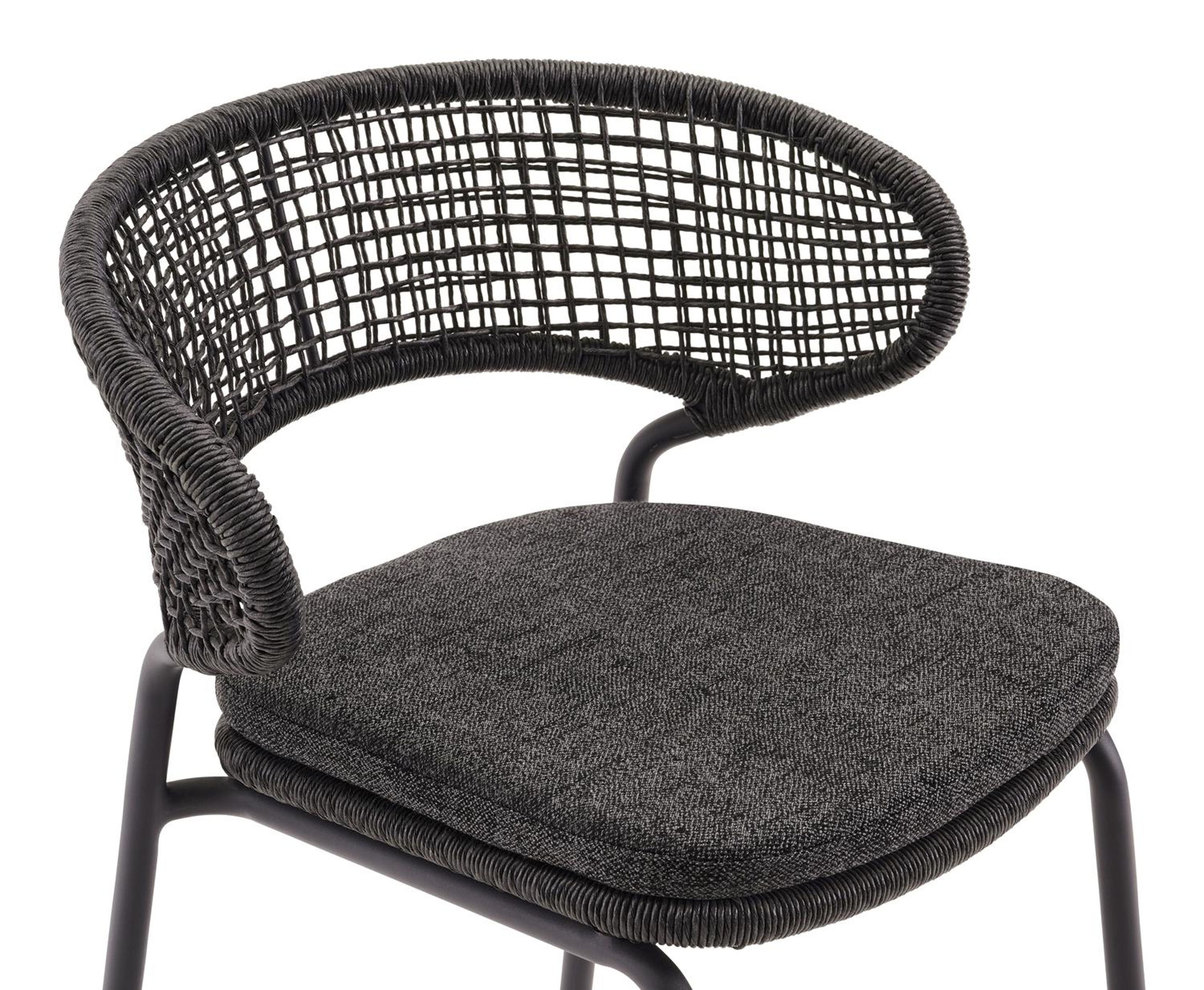 Donato XL stoelkussen in all weather sunbrella® luxe chartres sooty
