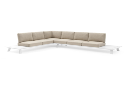 3 places coin gauche/ droite + 3 places + tables latérales