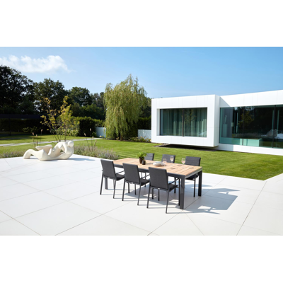 Tafelblad in teak - Naturel - L 240  x B 100 cm